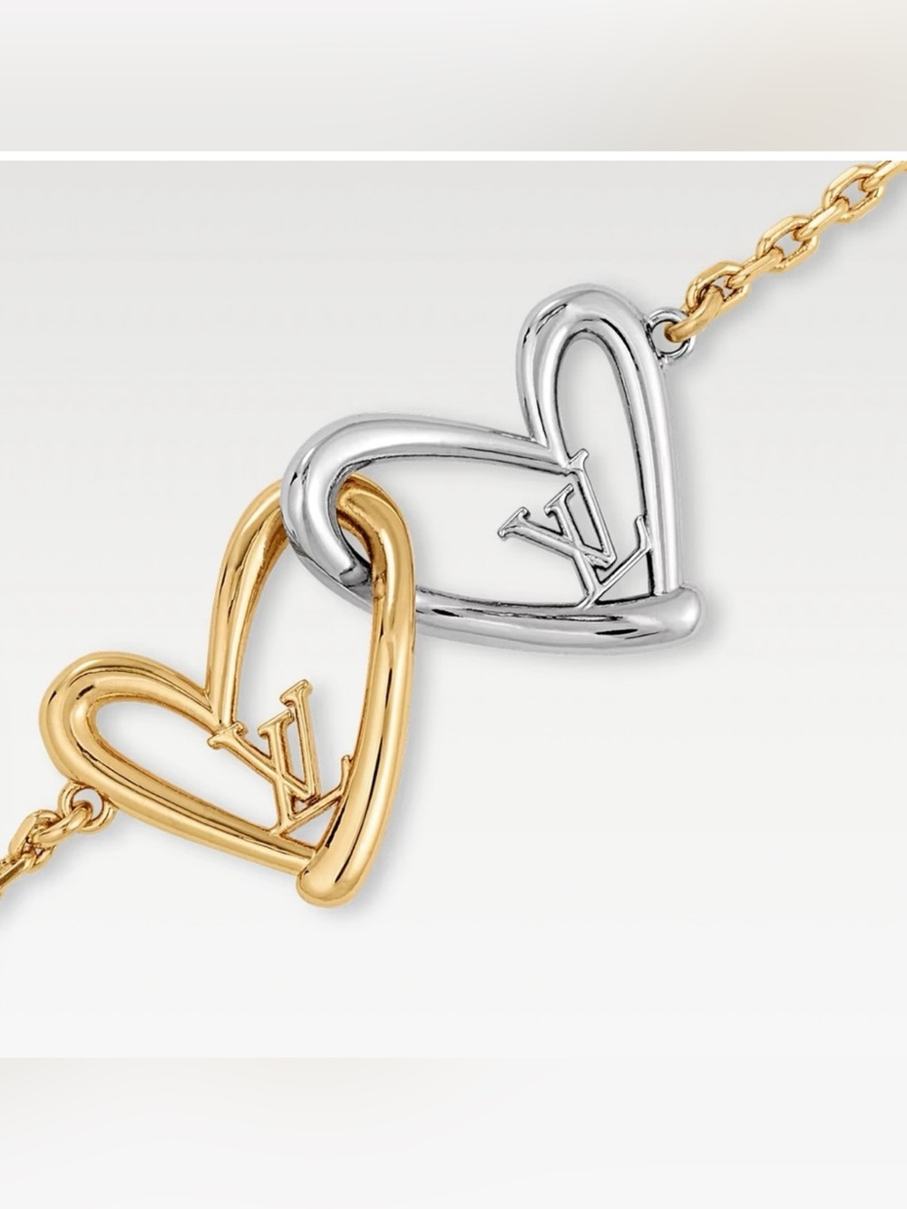 Louis Vuitton Fall in Love Gold and Silver Bracelet - Picture 2 of 5